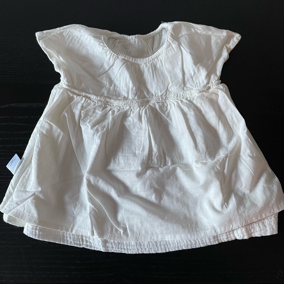 Hanna Andersson Baby White Organic Bubbly Dress Set - Picture 8 of 14